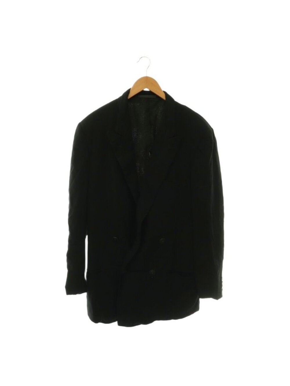 Versace Gianni Tailored Jacket Blazer Fully Lined Double Black HS